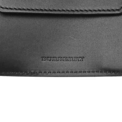 Burberry Grained Calfskin BBi-Fold Wallet Black 6 of 8