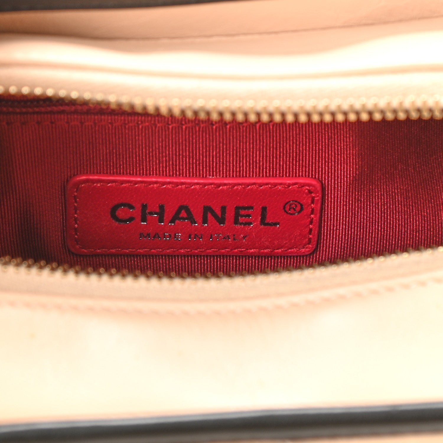 Chanel Aged Calfskin Quilted Small Gabrielle Hobo Beige Black 6 of 10