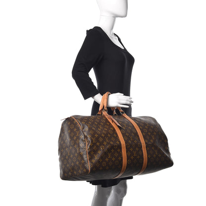 Louis Vuitton Monogram Keepall 55 2 of 16