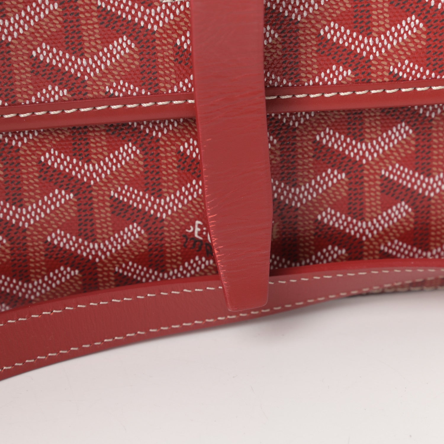 Goyard Goyardine Belvedere II MM Messenger Bag Red 10 of 10