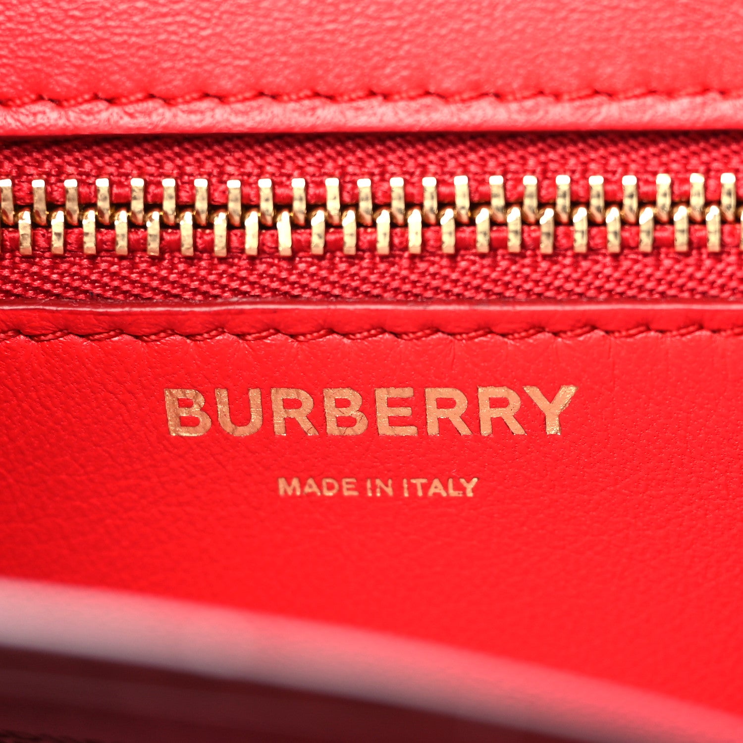 Burberry Calfskin Small TB Bag Bright Red 6 of 8