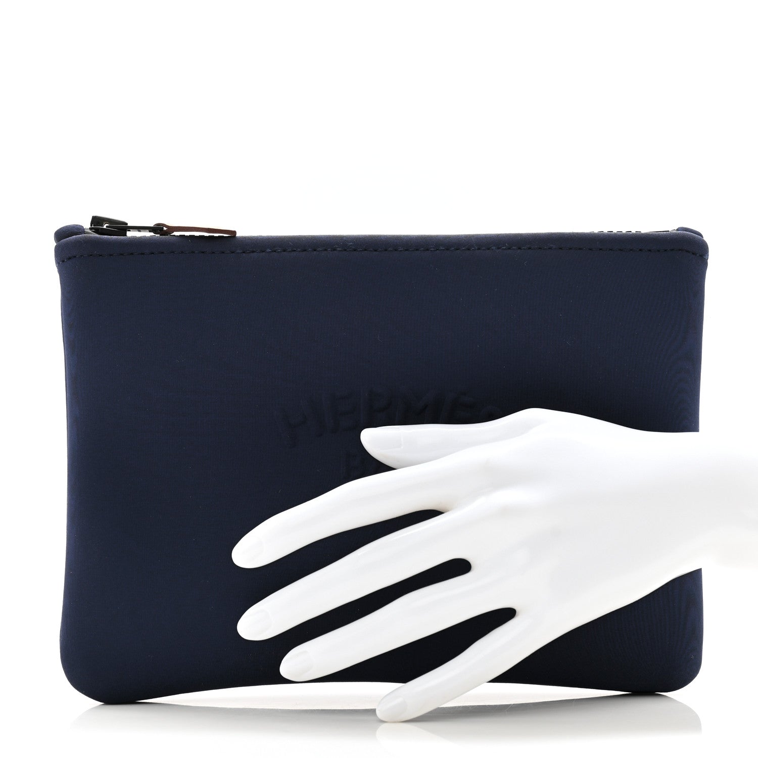 Hermes Neoprene Small Neobain Case Marine 2 of 7