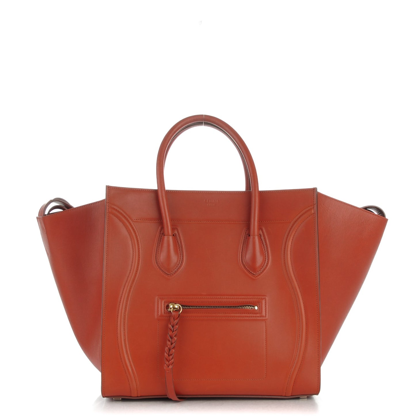 Natural Calfskin Medium Phantom Luggage Brick