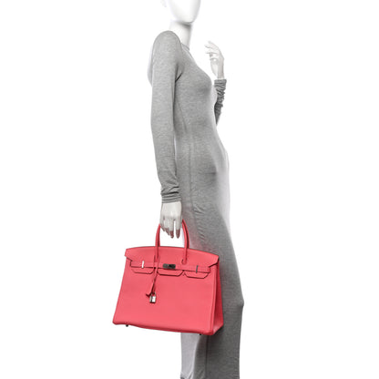 Hermes Togo BIRKIN 35 Rose Lipstick 2 of 15