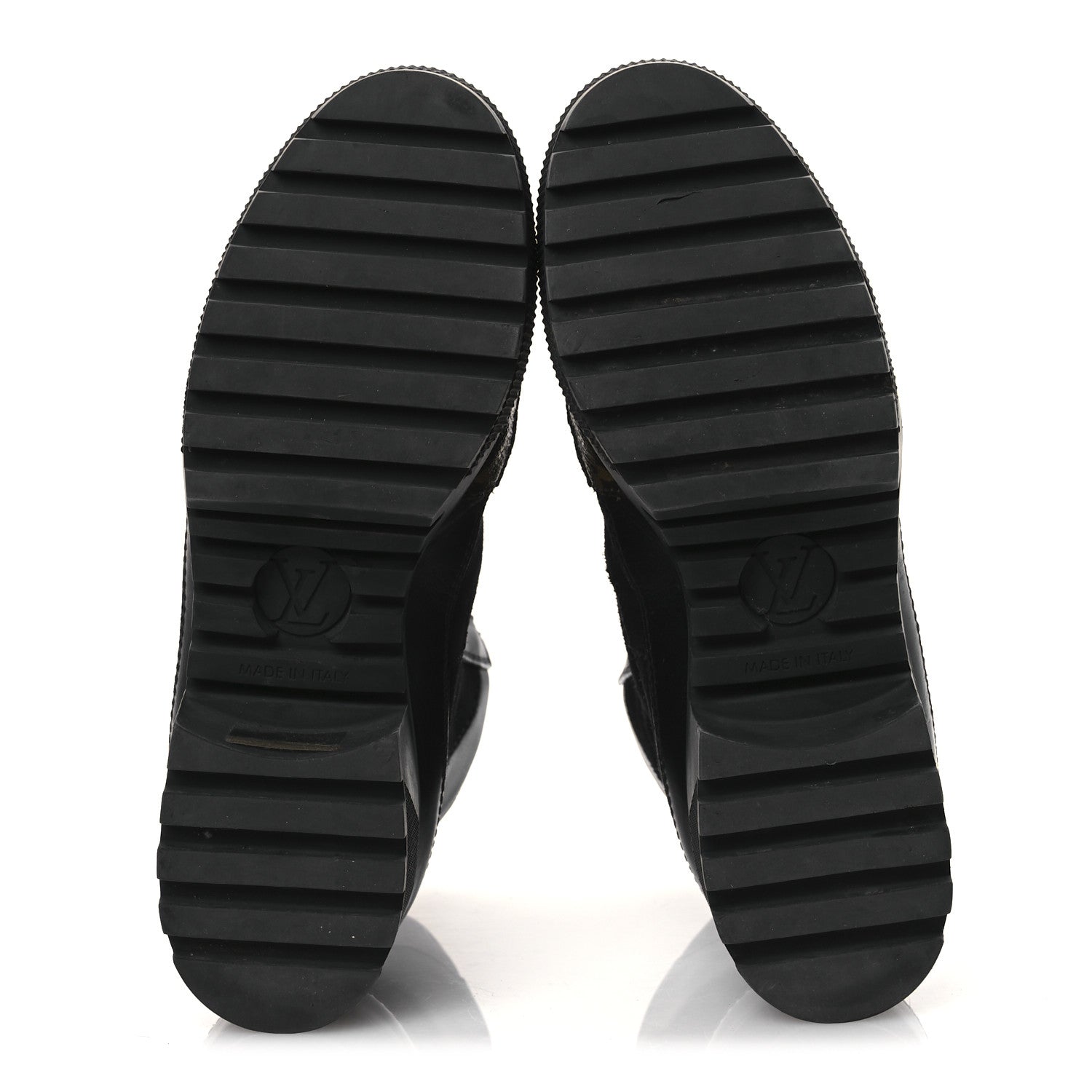 Louis Vuitton Suede Calfskin Monogram World Tour Platform Desert Boots 36.5 Black 7 of 14