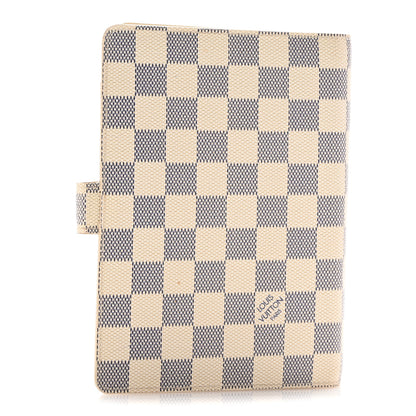 Louis Vuitton Damier Azur Medium Ring Agenda Cover 3 of 11