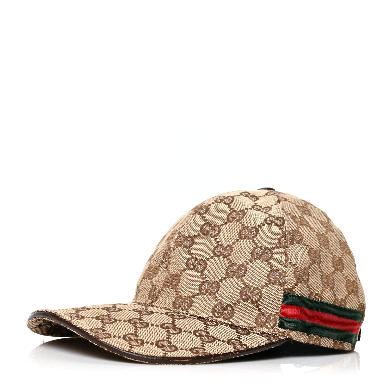Gucci Monogram Web Baseball Hat S Beige Cocoa 1 of 8