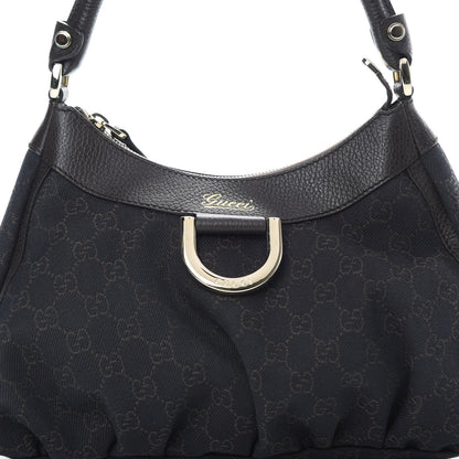 Gucci Monogram D Ring Hobo Dark Brown 8 of 13