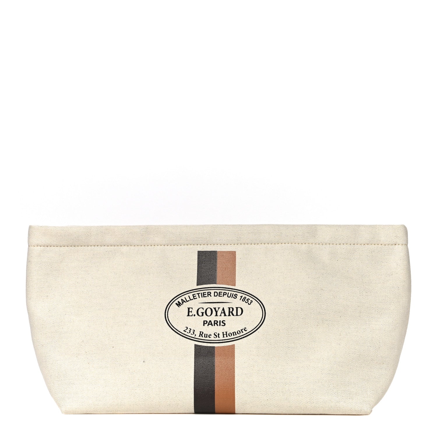 Goyard Canvas Necessaire Organizer Pouch Off White 1 of 8