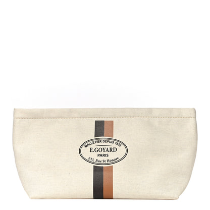 Goyard Canvas Necessaire Organizer Pouch Off White 1 of 8