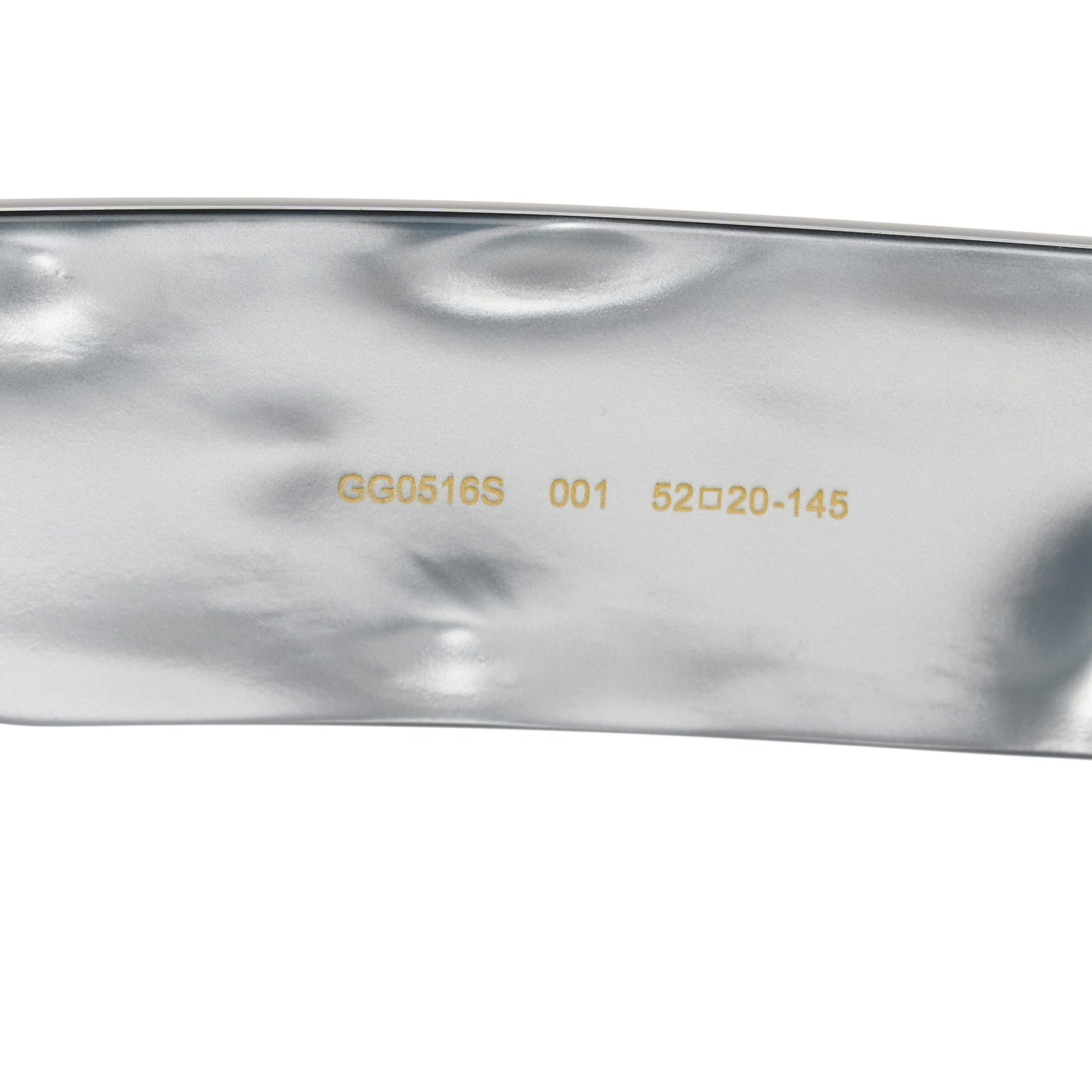 Acetate Rectangular Sunglasses GG0516S Black