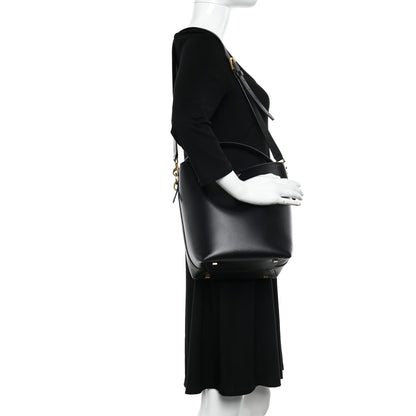Saint Laurent Shiny Calfskin Le 37 Bucket Bag Black 2 of 10
