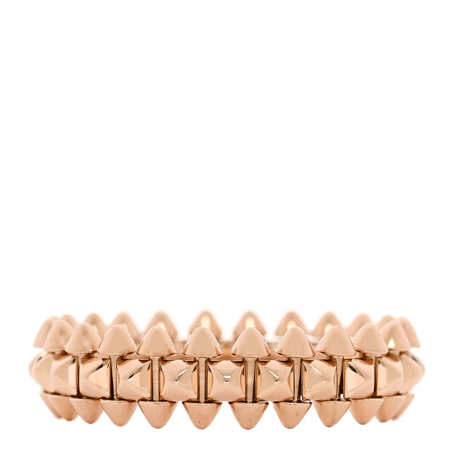 18K Pink Gold SM Clash De Cartier Ring 59 8.75