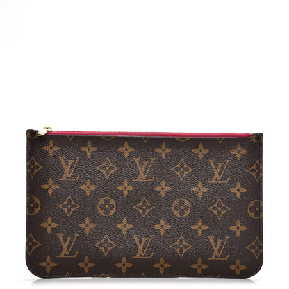 Louis Vuitton Monogram Neverfull MM GM Pochette Pivoine 1 of 8