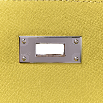 Hermes Epsom Kelly Sellier 28 Lime 15 of 37