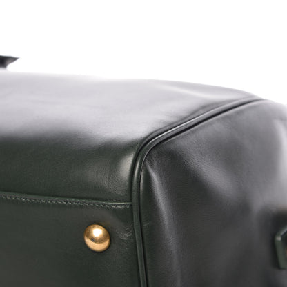 Saint Laurent Calfskin Classic Duffle 6 Green 9 of 11