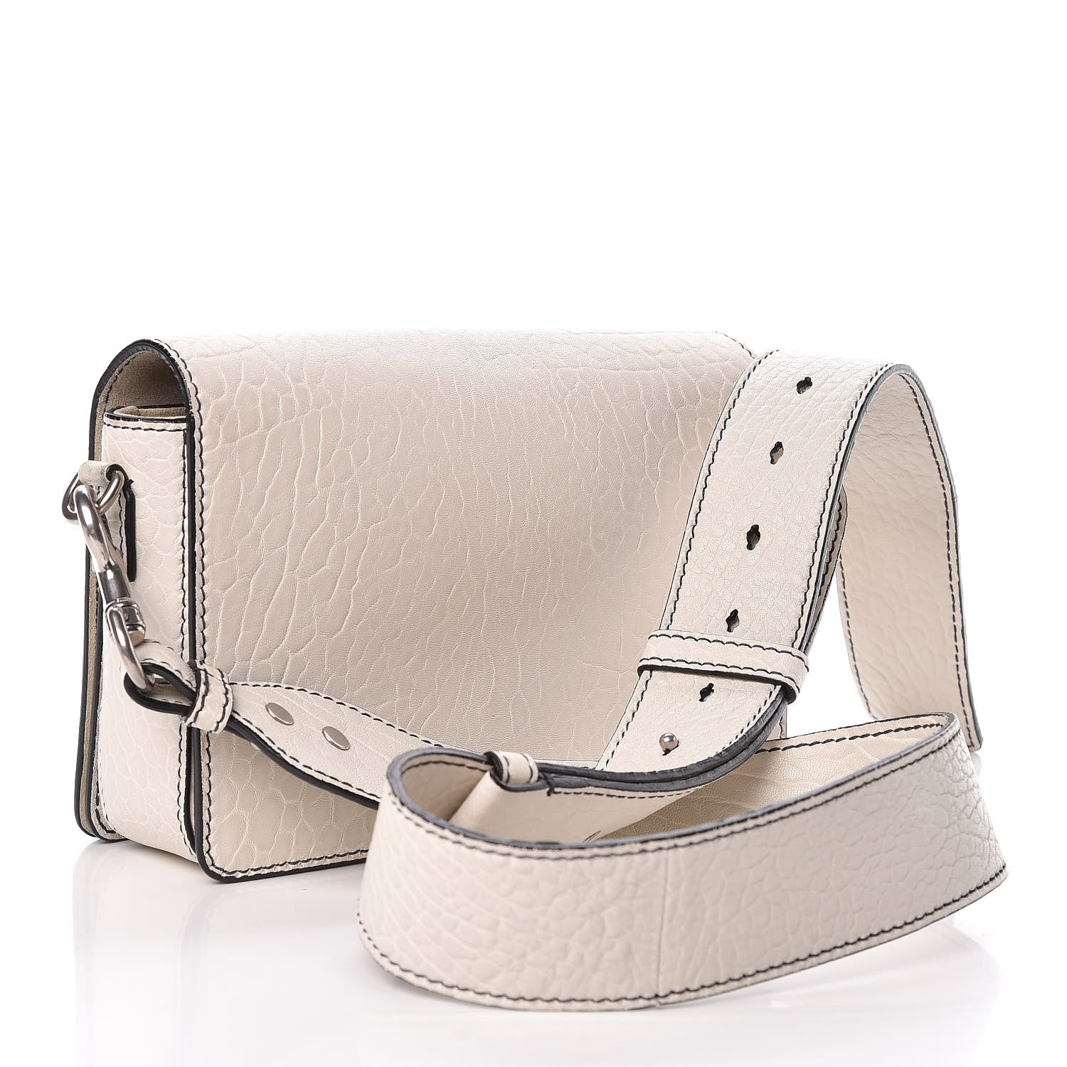 Christian Dior Grained Calfskin Dio(r)evolution Flap Bag Off White 3 of 14