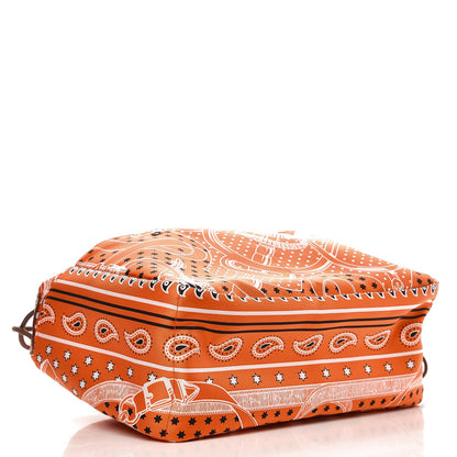 Hermes Barenia Silk Eperons d'Or Fourbi 25 MM Pouch Orange Fauve 4 of 8