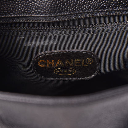Chanel Caviar CC Backpack Black 6 of 10