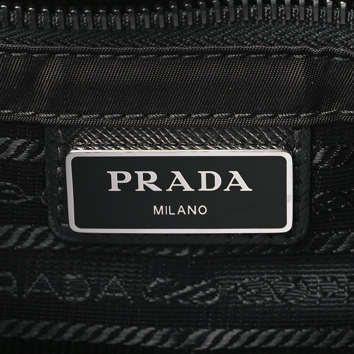 Prada Re-Nylon Saffiano Messenger Bag Black 6 of 9