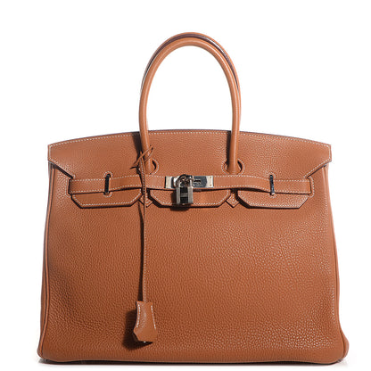 Hermes Togo Birkin 35 Gold 1 of 21