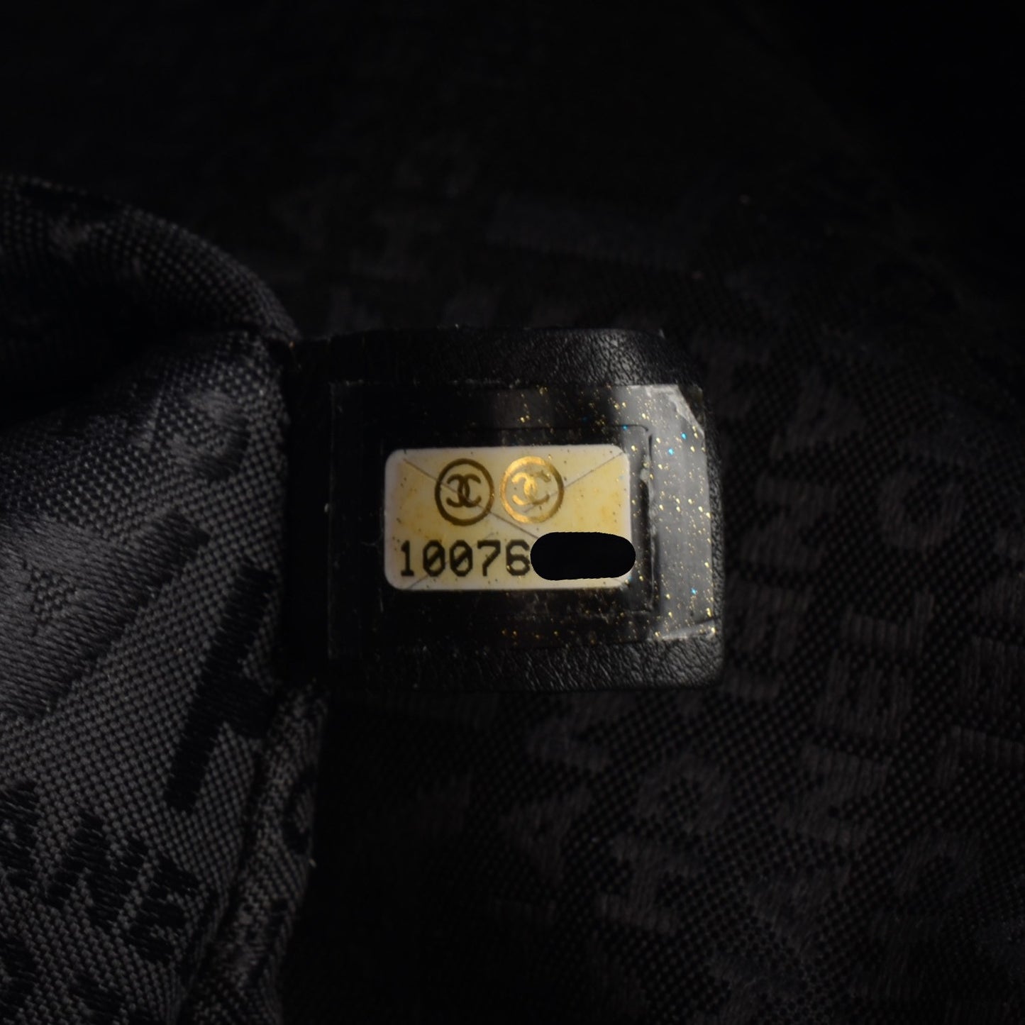 Calfskin Quilted Barrel Bag Black