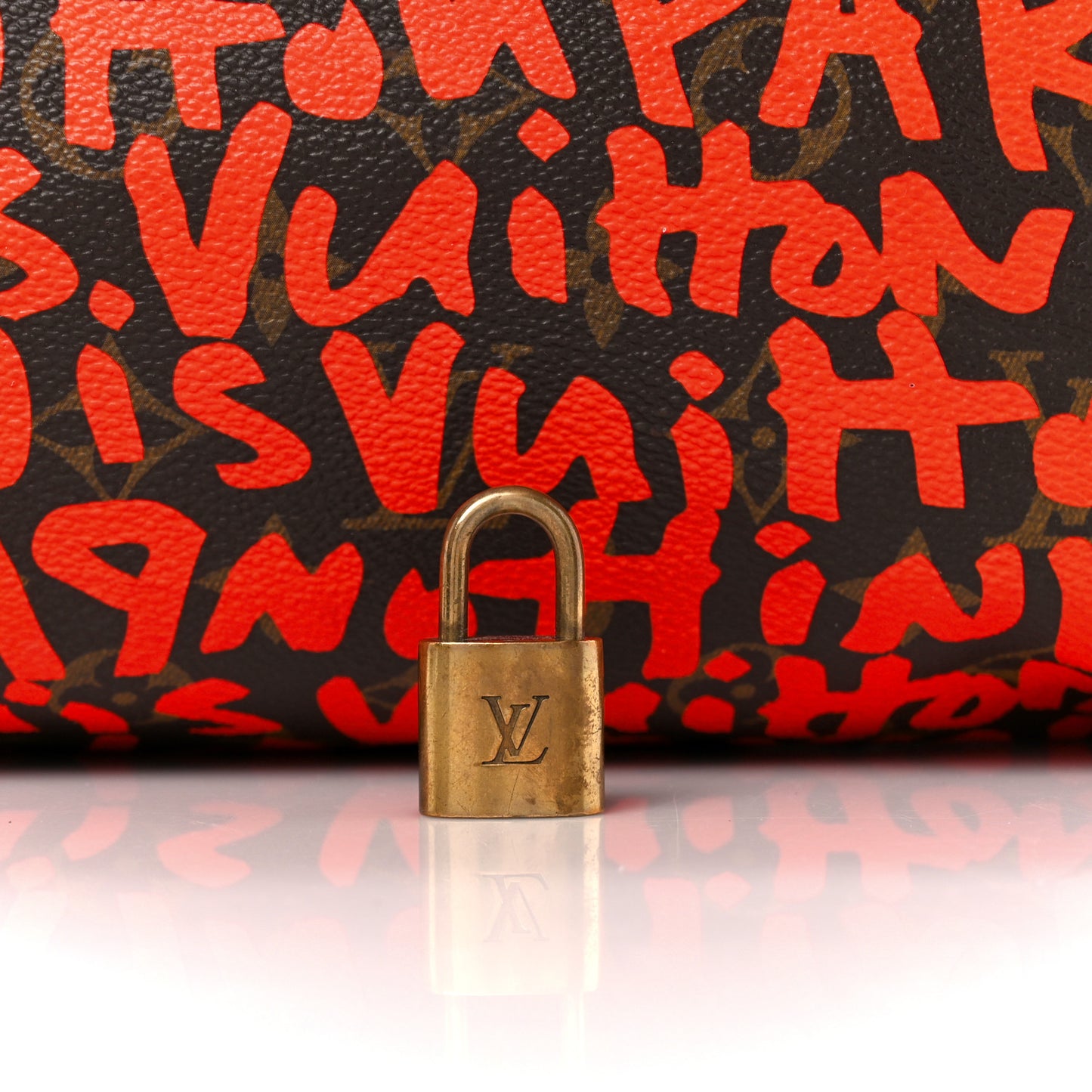 Monogram Graffiti Speedy 30 Orange