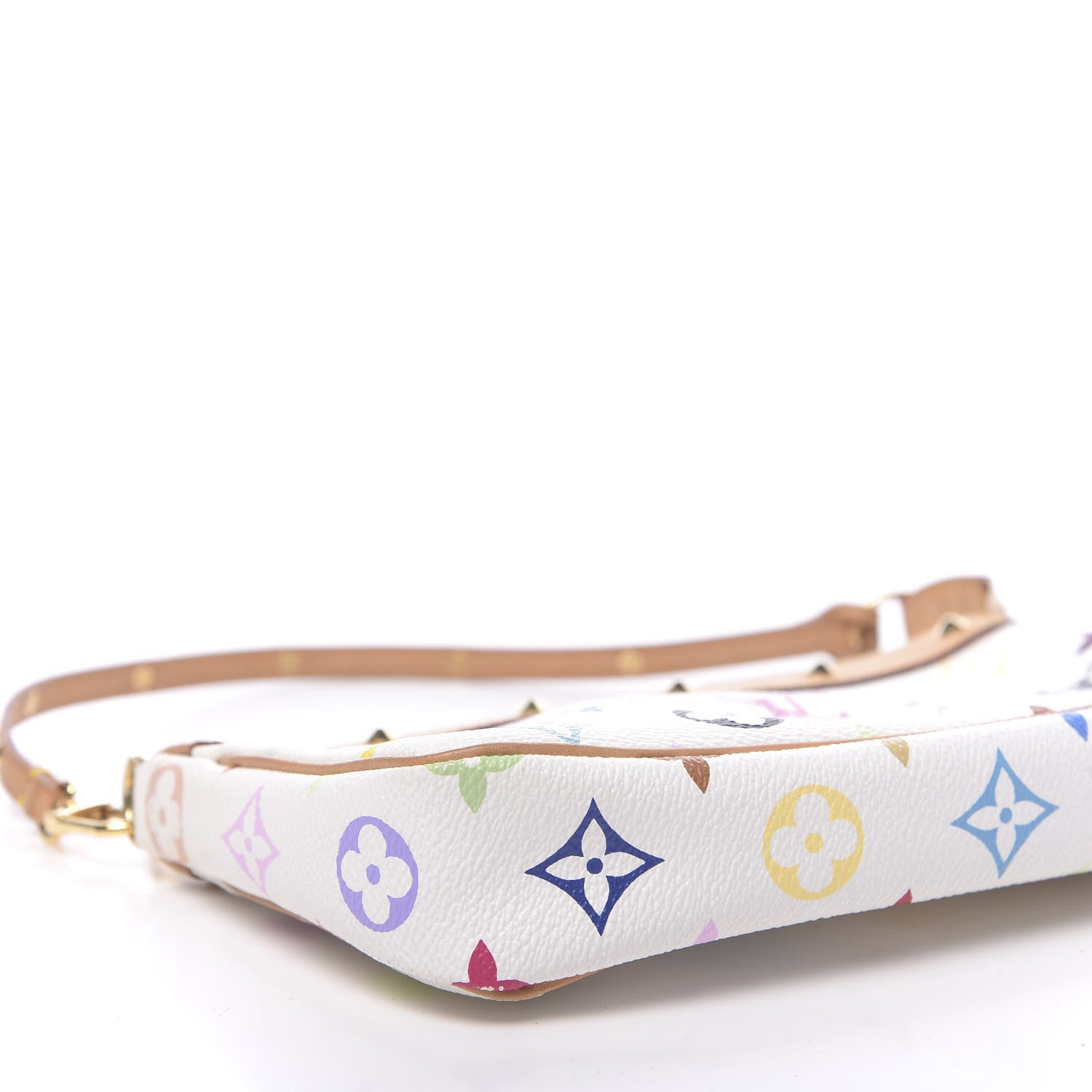 Louis Vuitton Monogram Multicolor Pochette Accessories White 11 of 12