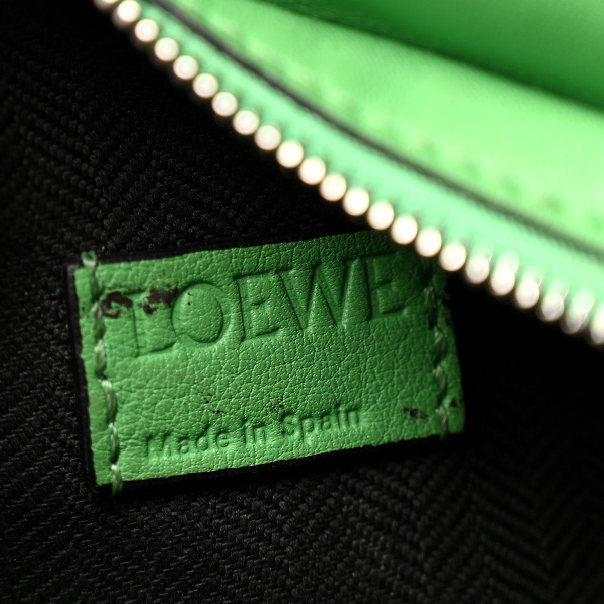 Calfskin Mini Puzzle Bumbag Clover Green