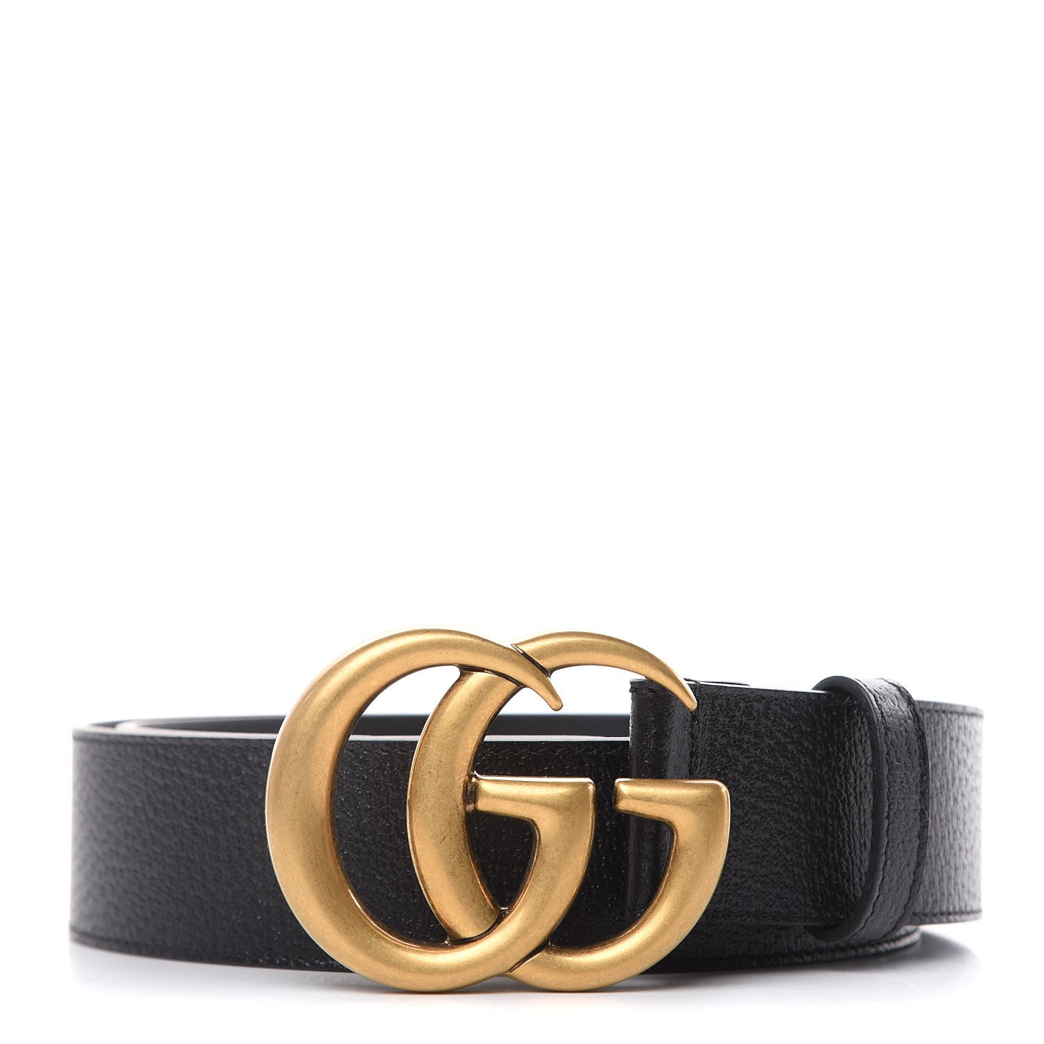 Gucci Textured Calfskin Double G 40mm Belt 90 36 Black 1 of 6