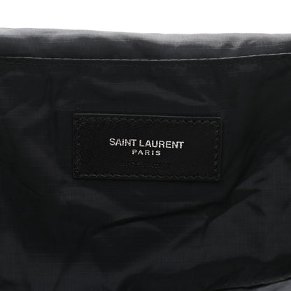 Saint Laurent Nylon City Fold Up Backpack Belt Bag Black 9 of 17