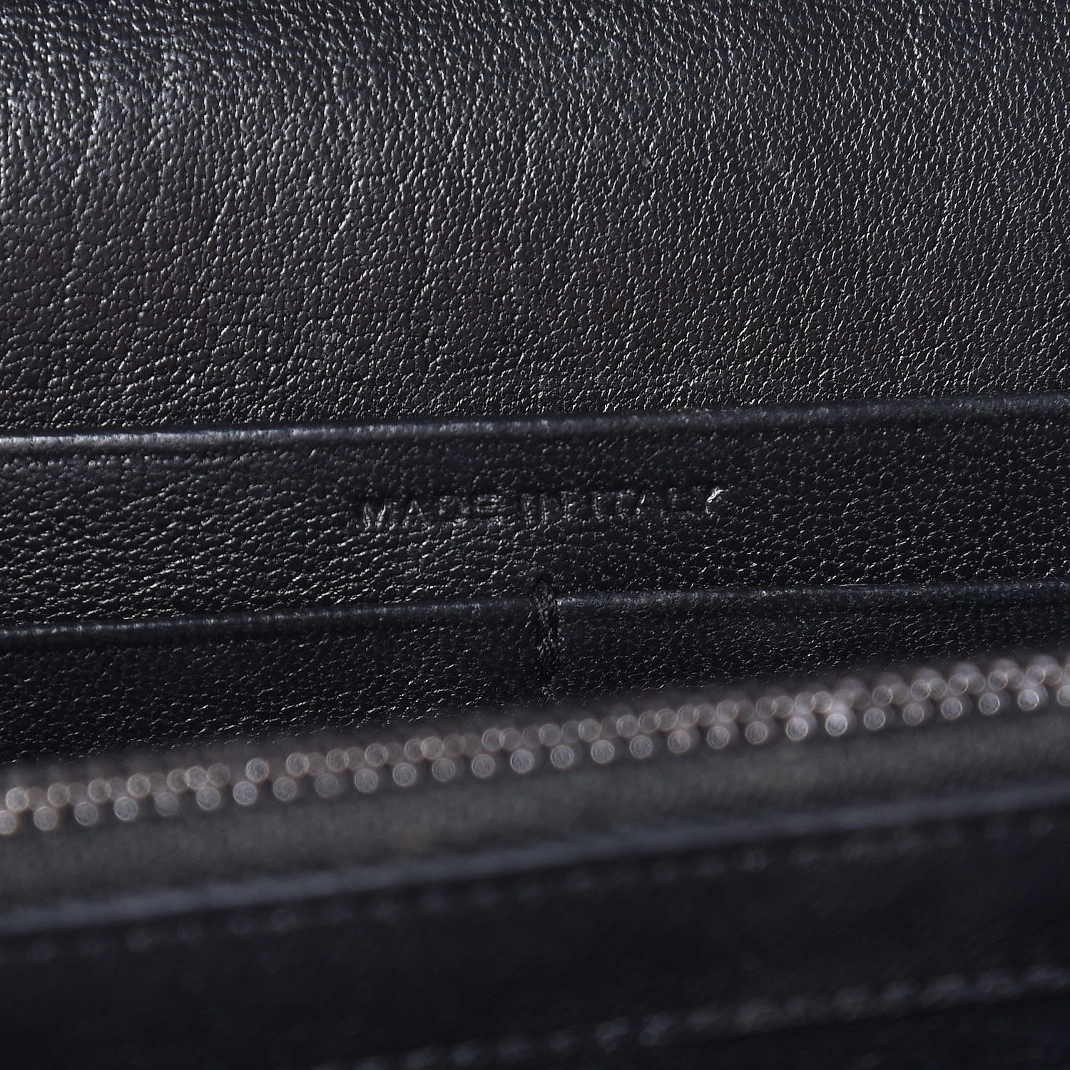 Saint Laurent Sheepskin Tri-Quilt Monogram Envelope Chain Wallet Black 9 of 10