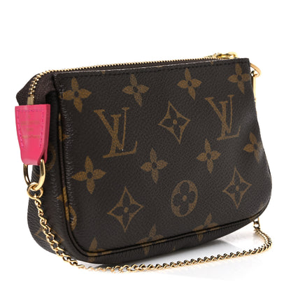 Louis Vuitton Monogram 2020 Christmas Animation Roller Coaster Mini Pochette Accessories Pivoine 3 of 7
