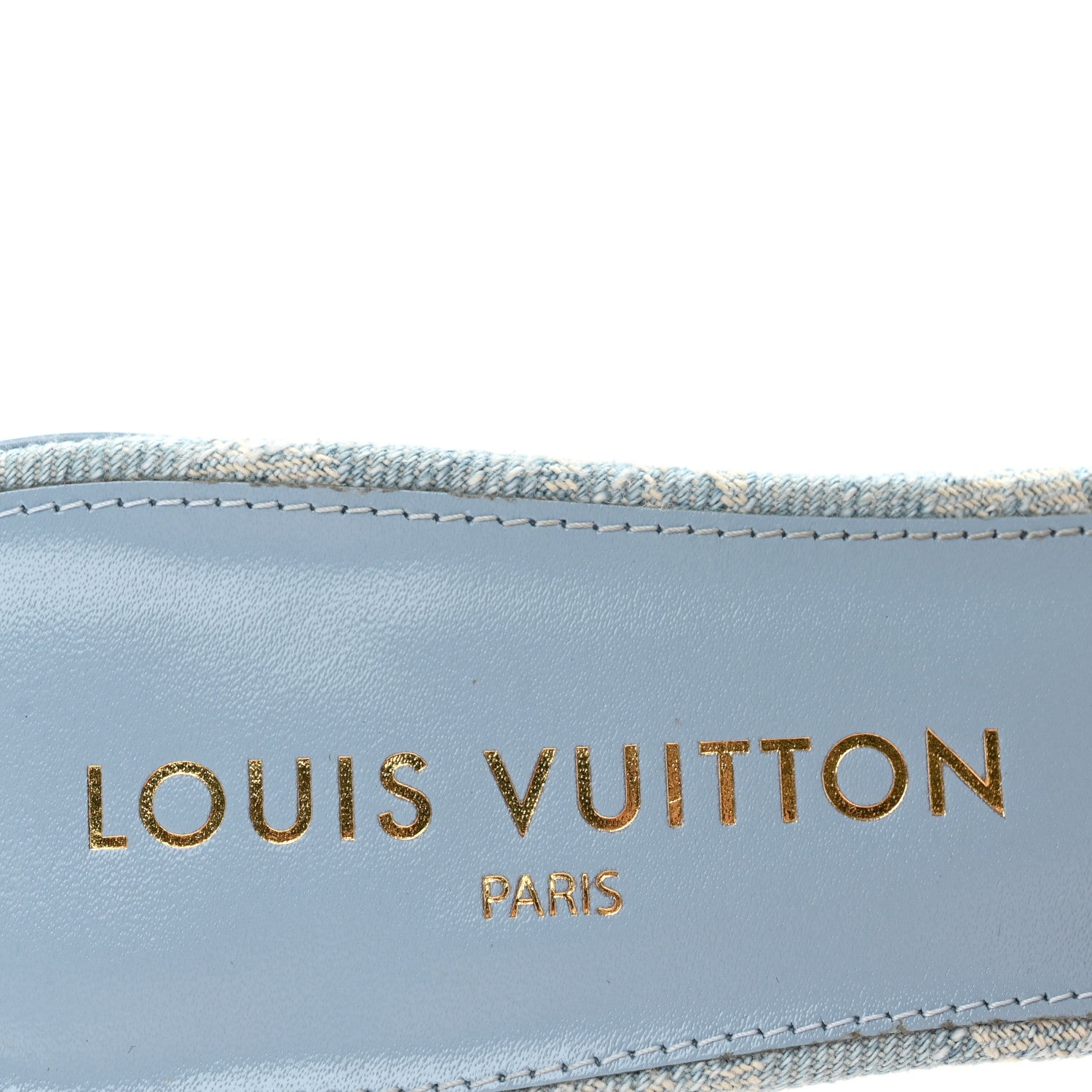 Louis Vuitton Monogram Denim 6AM Mules 40 Light Blue 8 of 9
