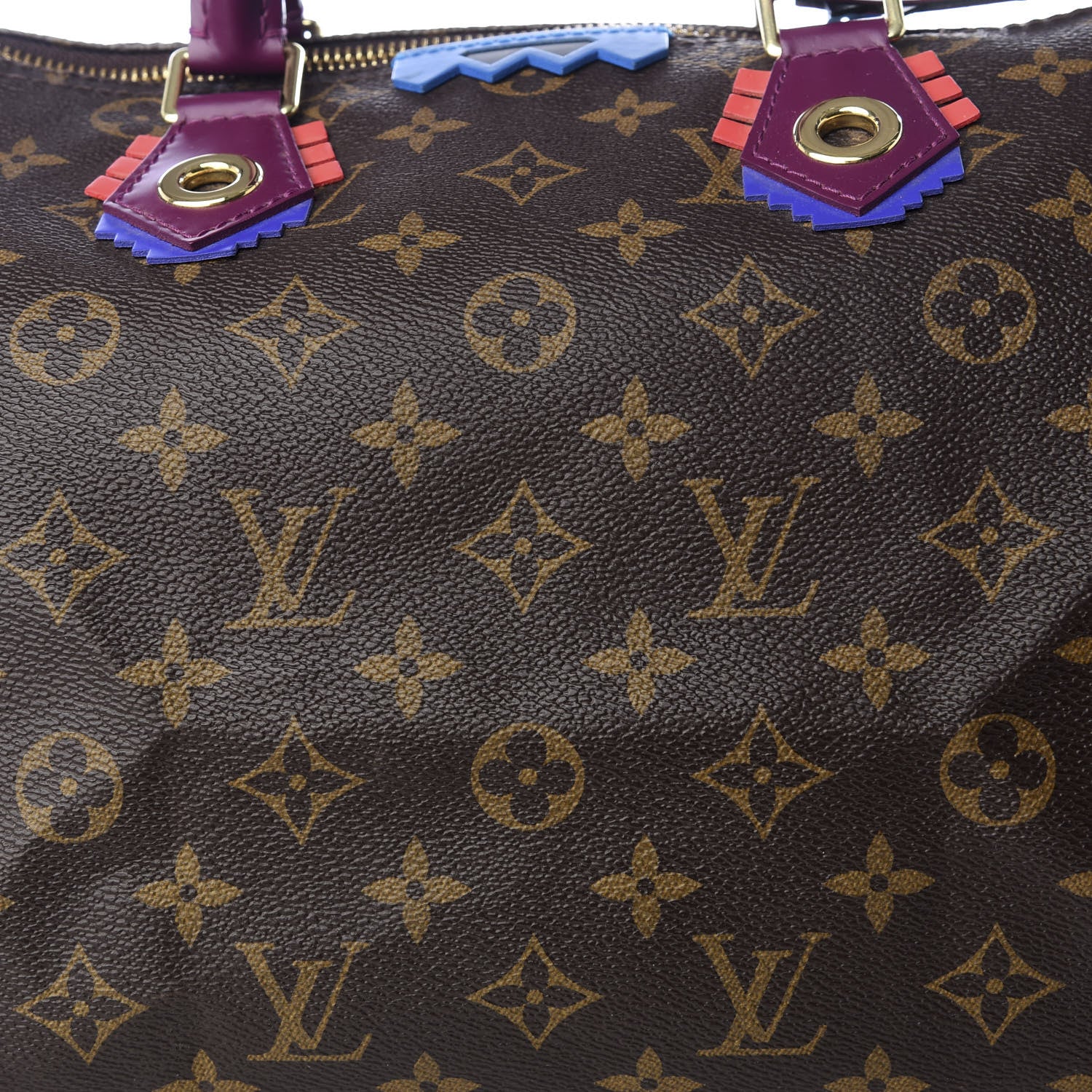 Louis Vuitton Monogram Totem Speedy 30 Magenta 7 of 7