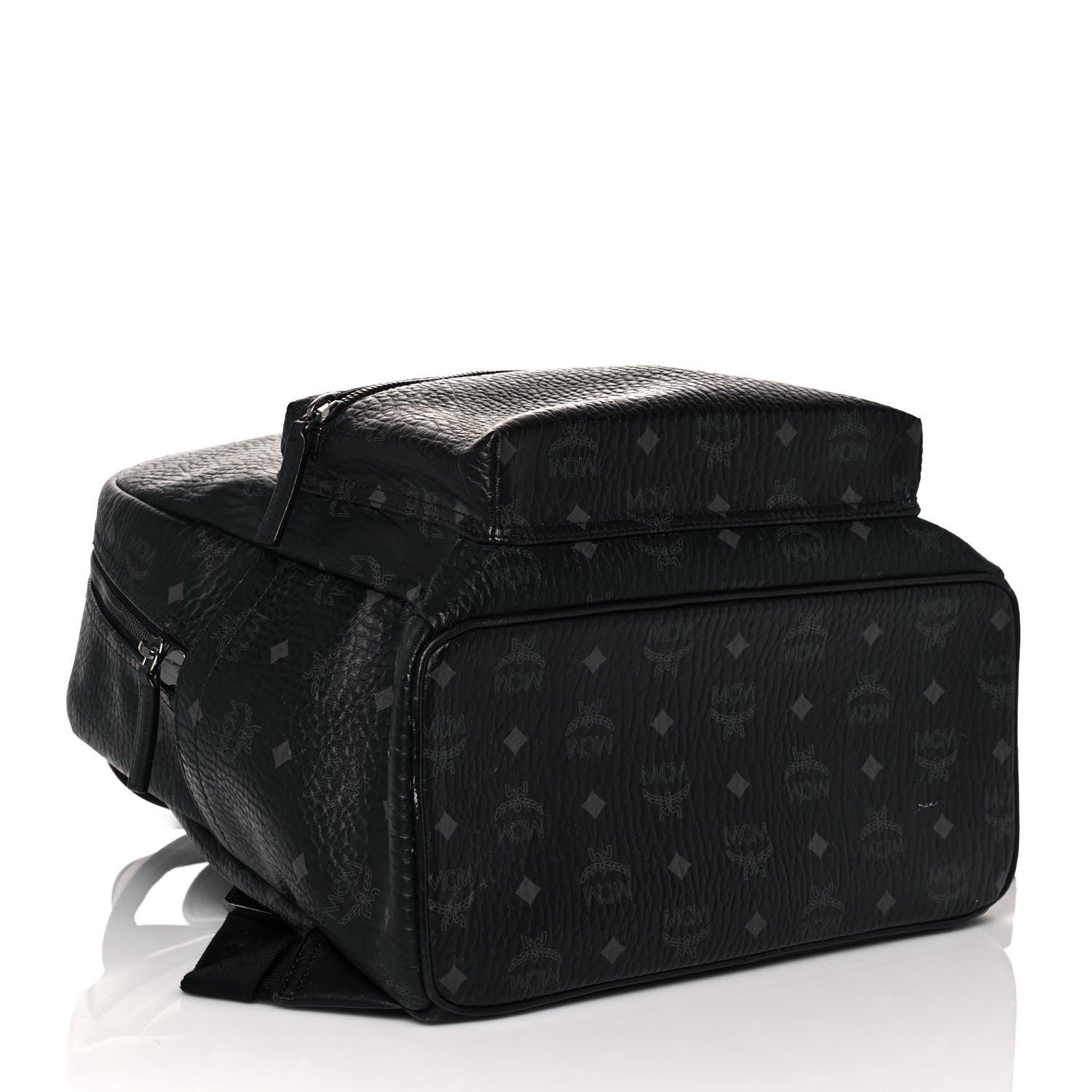 MCM Visetos Medium Stark Backpack Black 4 of 16