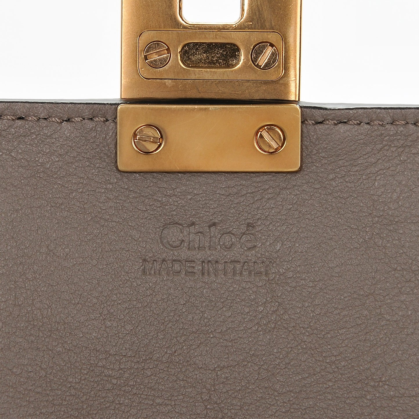 Suede Calfskin Patchwork Drew Shoulder Bag Motty Grey
