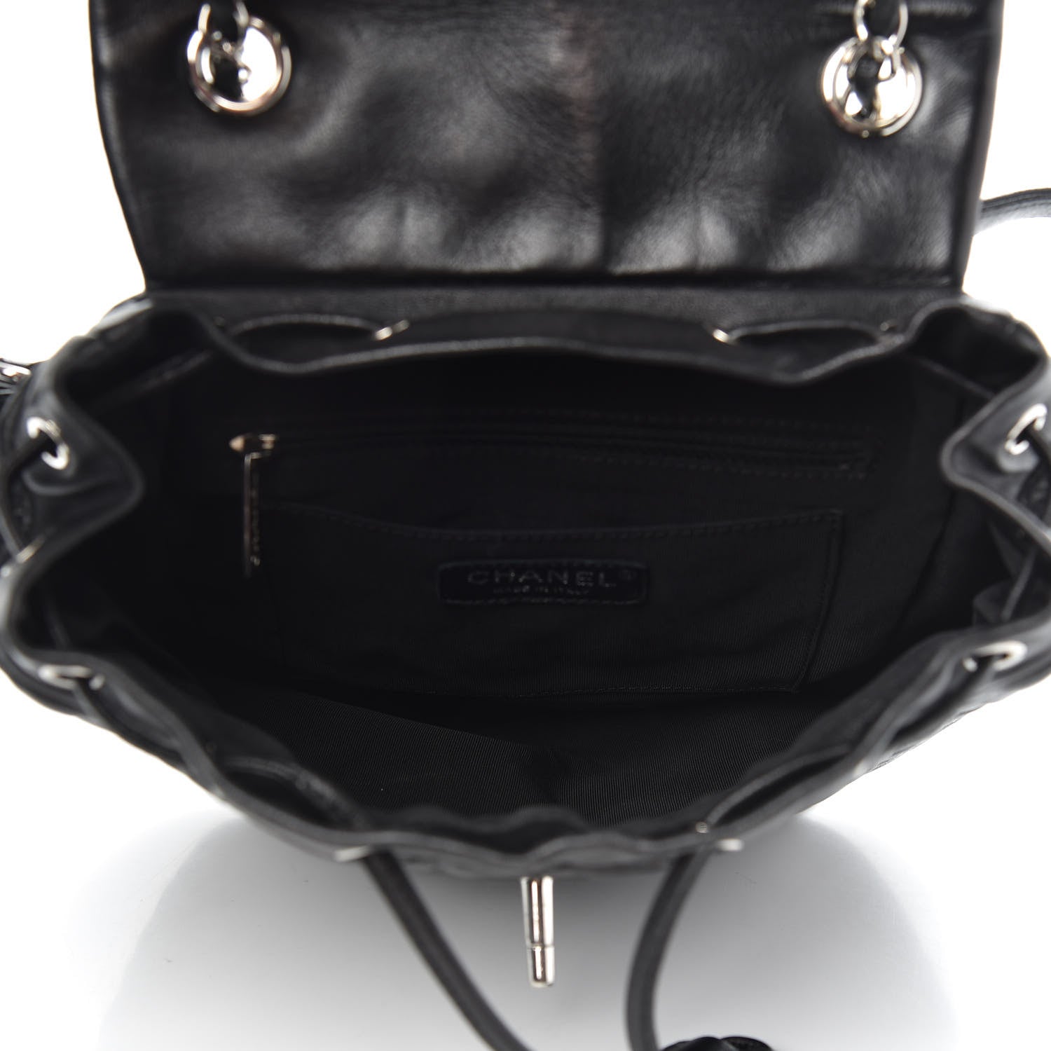 Chanel Calfskin Quilted Small Urban Spirit Backpack Black 5 of 12