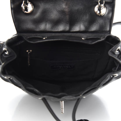 Chanel Calfskin Quilted Small Urban Spirit Backpack Black 5 of 12