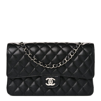 Chanel Caviar Quilted Medium Double Flap Black 1 of 11
