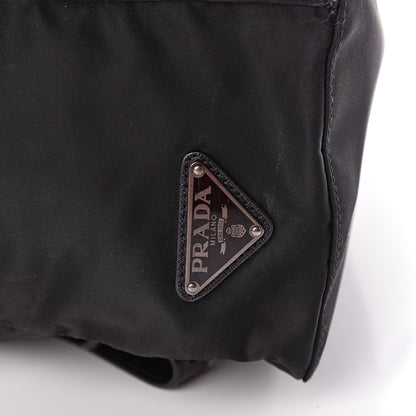 Prada Nylon New Vela Monochrome Studded Backpack Black 8 of 10