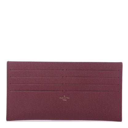 Louis Vuitton Calfskin Felicie Card Holder Insert Fuchsia 1 of 6