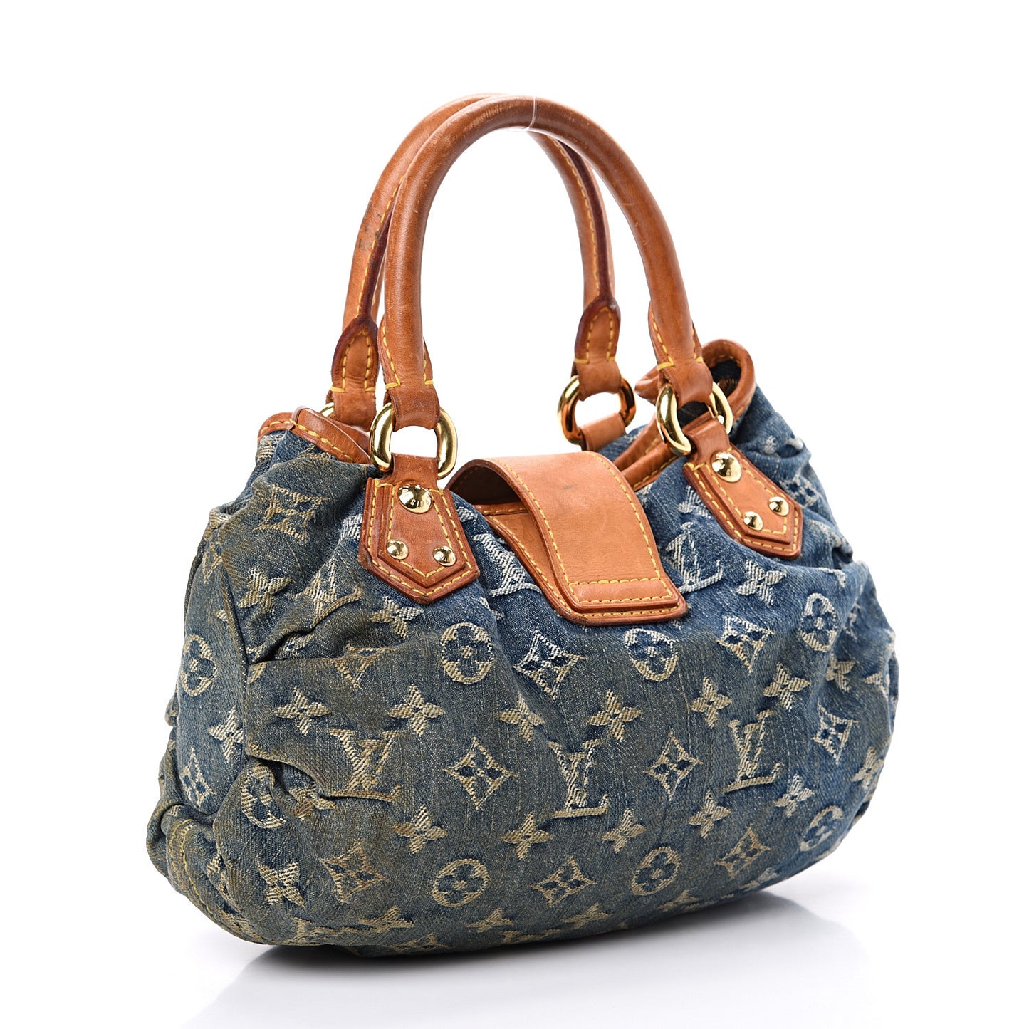 Monogram Denim Pleaty Blue