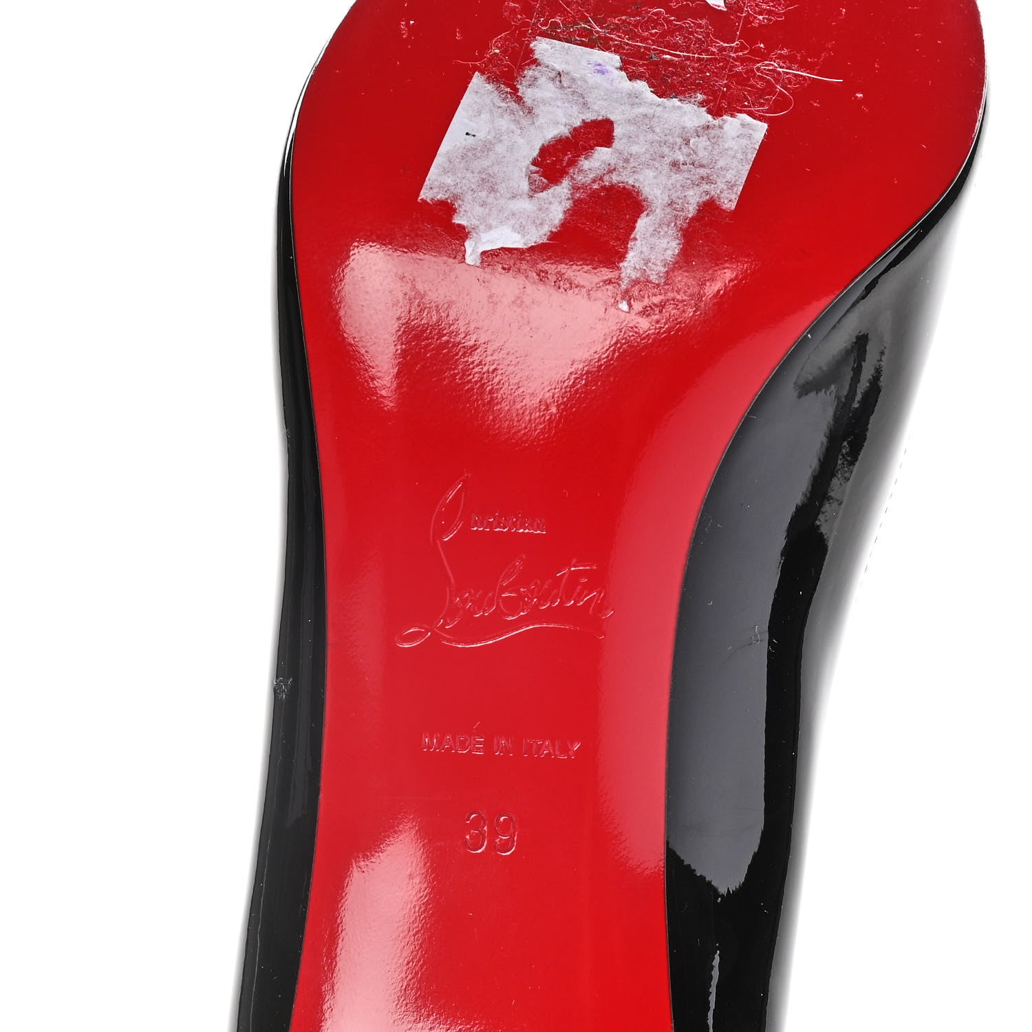 Christian Louboutin Patent Decollete 554 85 Pumps 39 Black 888600