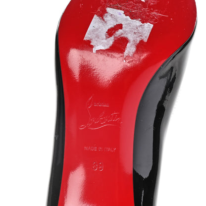 Christian Louboutin Patent Decollete 554 85 Pumps 39 Black 6 of 10