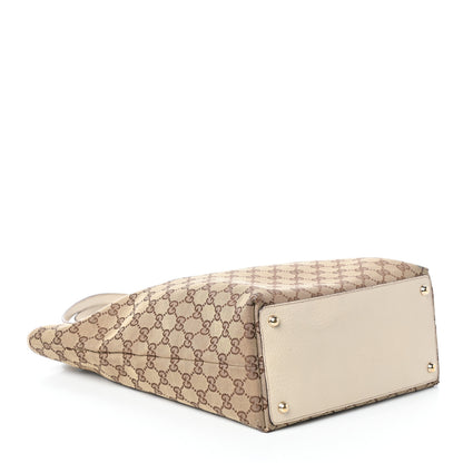 Gucci Monogram Large Eclipse Tote Beige White 4 of 8