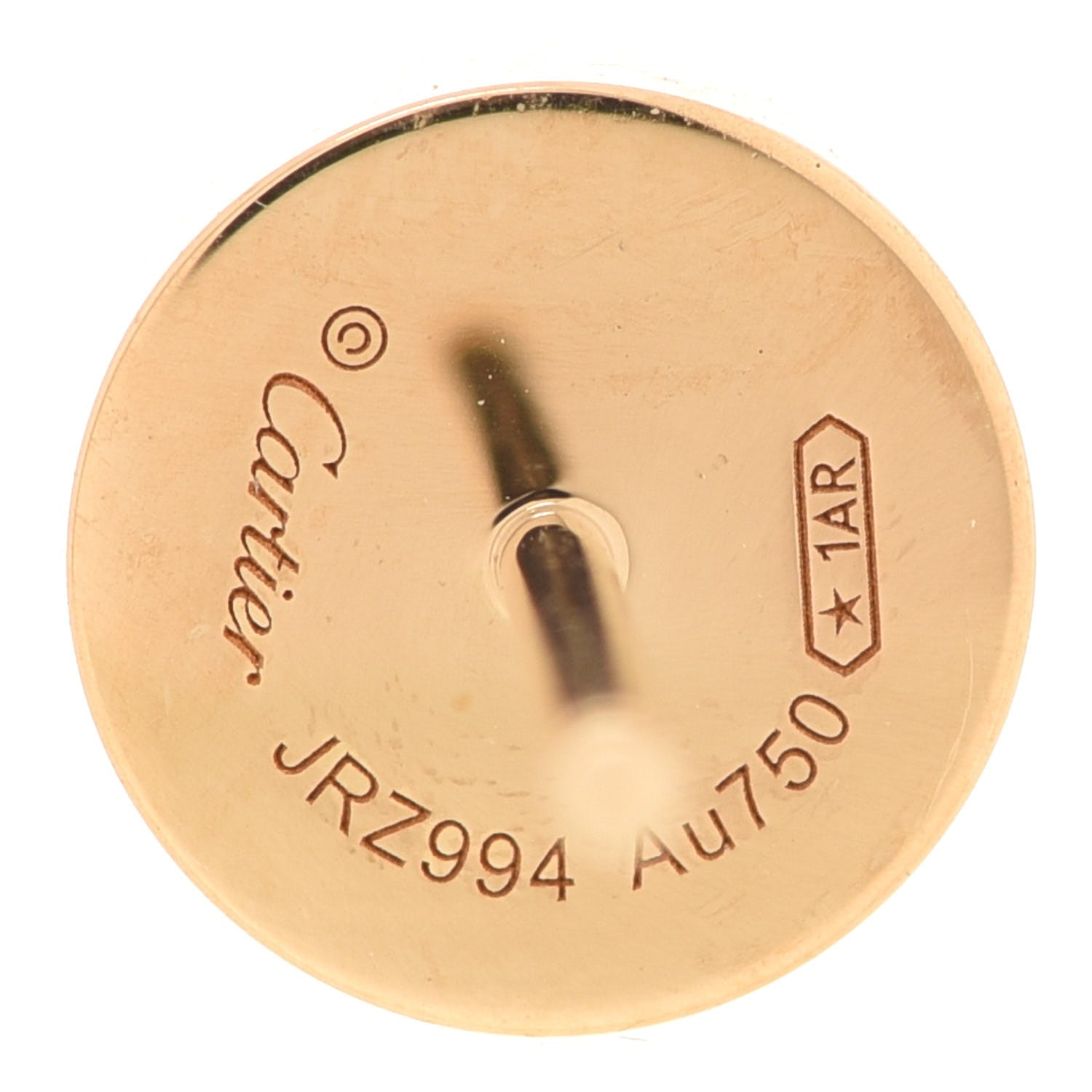 Cartier 18K Yellow Gold LOVE Earrings 4 of 6