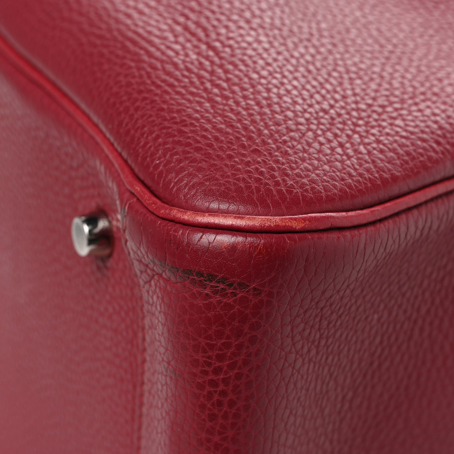 Hermes Taurillon Clemence Lindy 34 Rubis 11 of 11