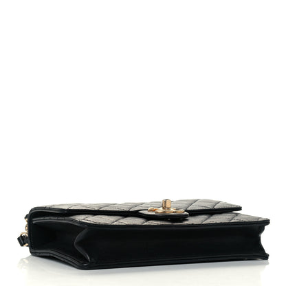 Chanel Lambskin Quilted Small Chic Pearls Flap Black 4 of 11