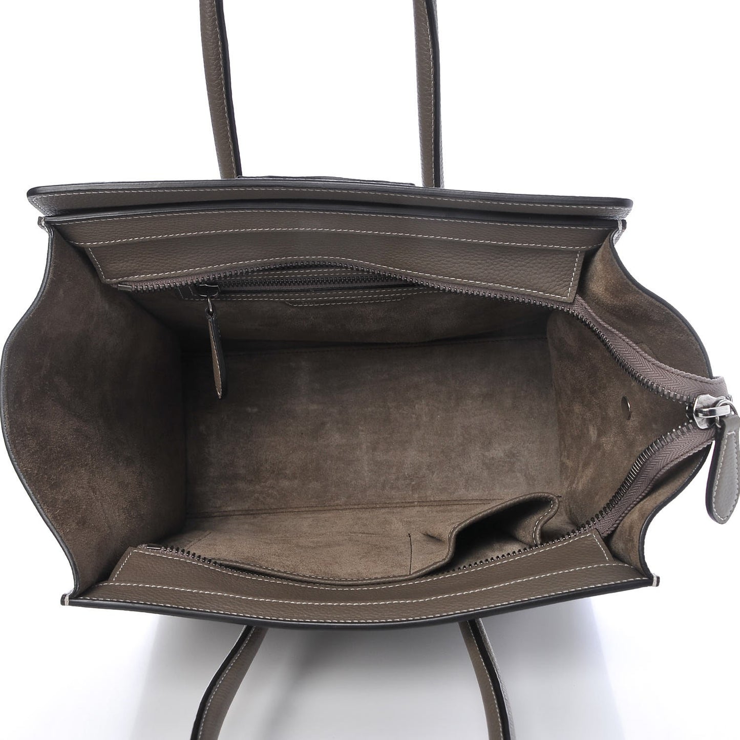 Drummed Calfskin Micro Luggage Souris